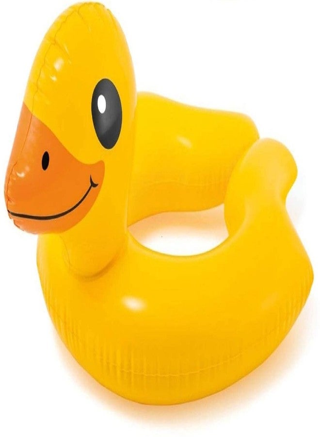 NELSTRAB نيلستراب: عوامة سباحة على شكل بطة، عوامة أمان للسباحة، أنبوب عائم قابل للنفخ للأطفال، عوامة سباحة للأطفال للبنات والأولاد (من 3 إلى 6 سنوات) (متعددة الألوان) (قطعة واحدة) - Image 3